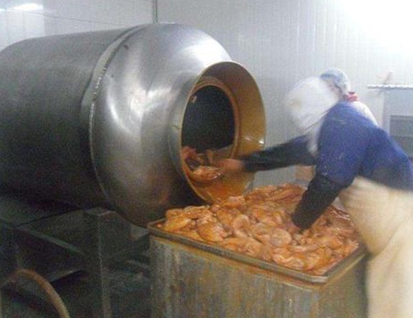 滾揉機應用現場